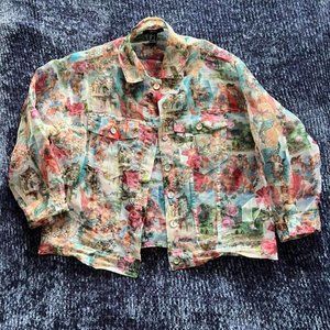 Mesh Angel Paintings jacket☁️🎨